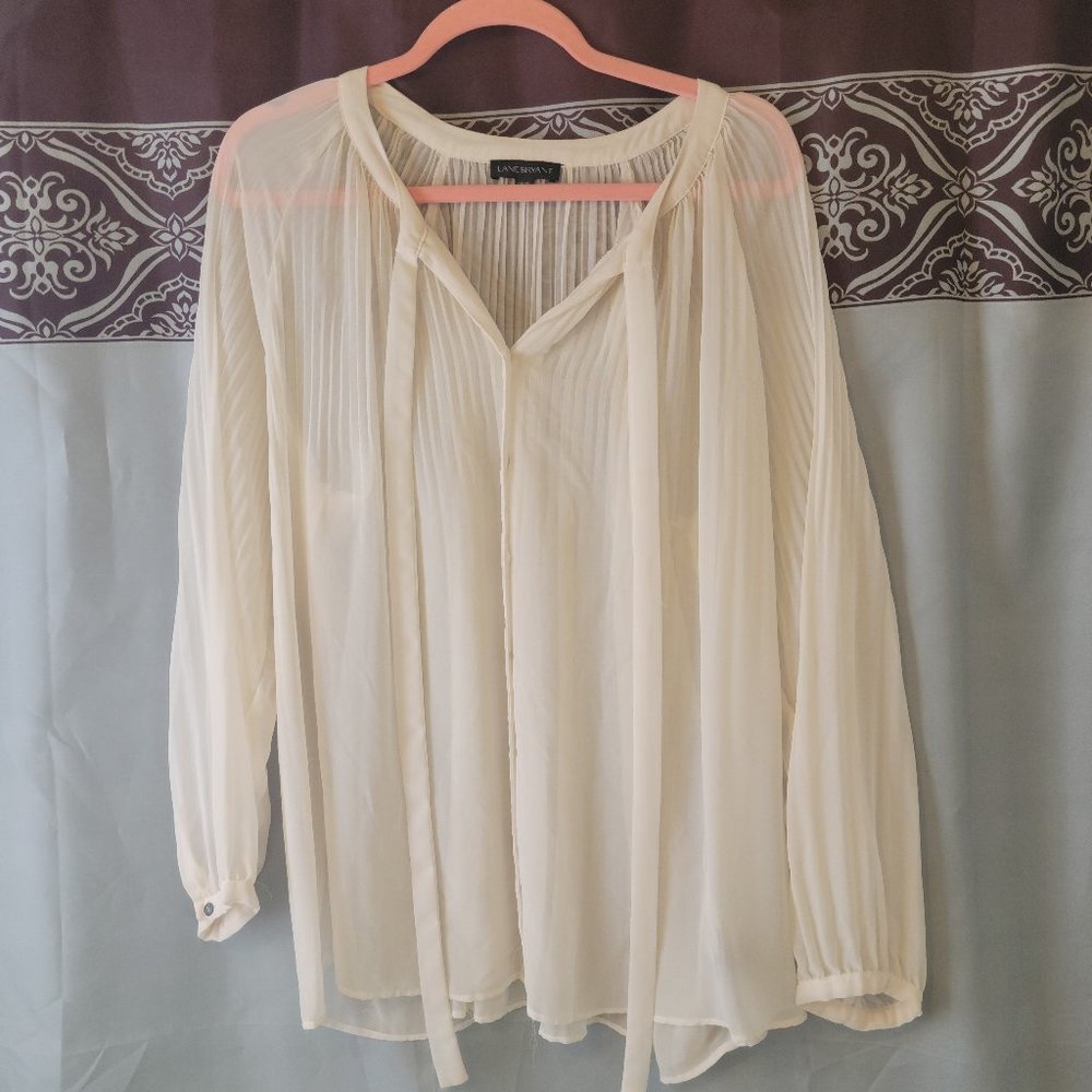 Lane Bryant Sheer Blouse